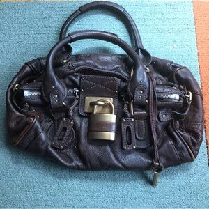 Authentic Chloe Paddington Bag in Chocolate Brown